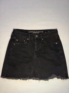 American eagle jean skirt